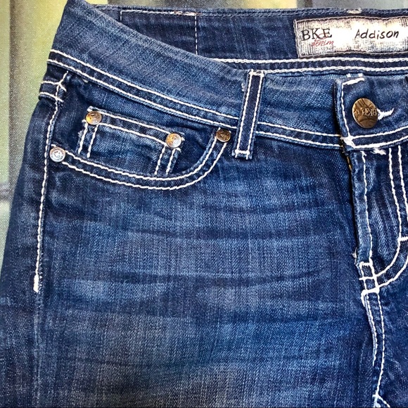 COPY - BKE Addison Cropped Thick Stitch, Raw Hem Size 26 - Picture 2 of 7